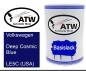 Preview: Volkswagen, Deep Cosmic Blue, LE5C (USA): 500ml Lackdose, von ATW Autoteile West.